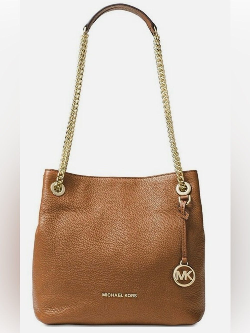 Michael Kors Jet Set Chain Medium Shoulder Tote Acorn Purse